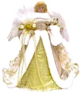 12" LED Gold Angel Tree Topper