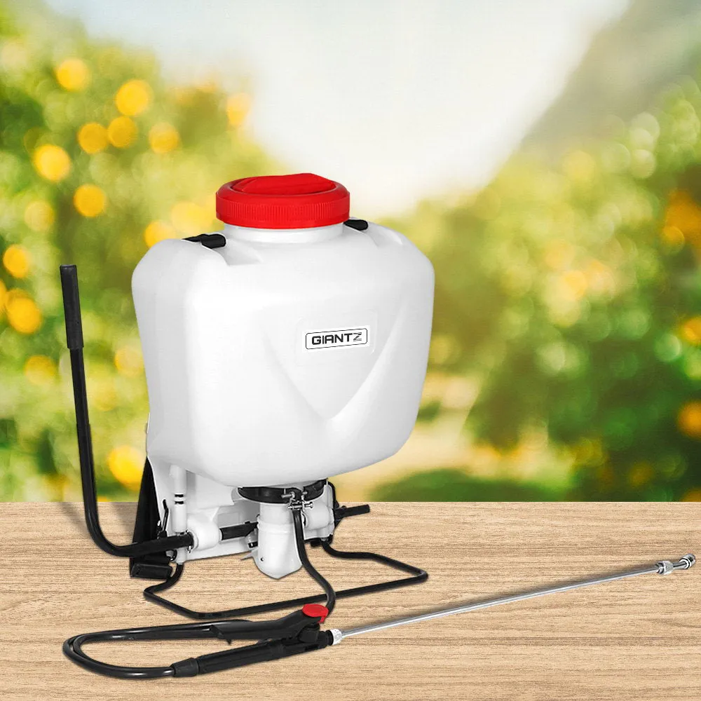 15L Backpack Weed Sprayer with 4 Nozzles - Giantz