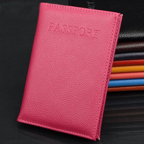 2016 New High Quality Travel Passport Holder Card Cover on the Case for Women's Men Adventure porta passaporte pasport paspoort