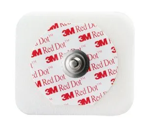 3M 2560 Red Dot Multi-Purpose Monitoring Electrodes With Sticky Gel