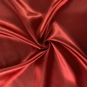 40 yds Satin Fabric Roll - Apple Red