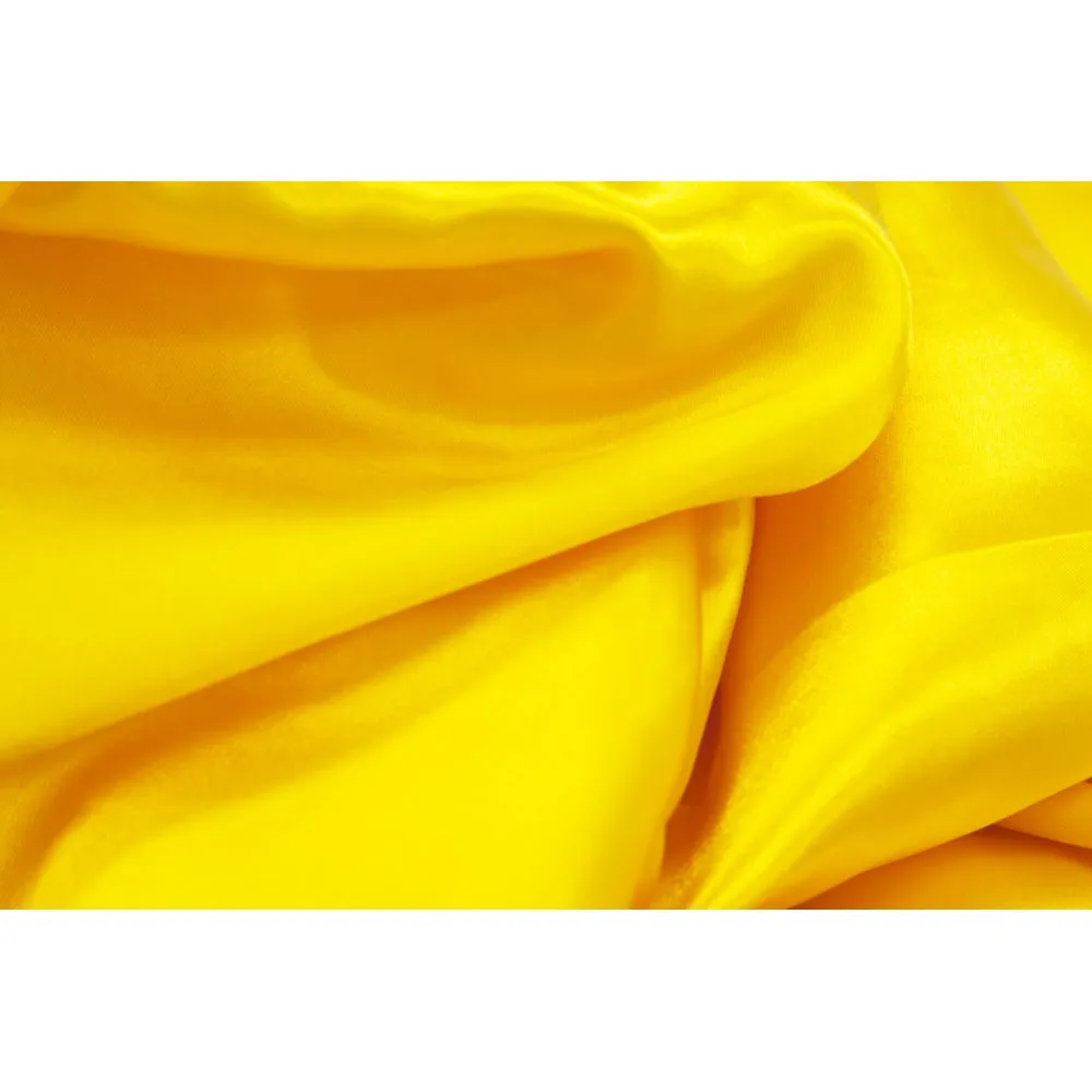 40 yds Satin Fabric Roll - Canary Yellow (Bright Yellow)