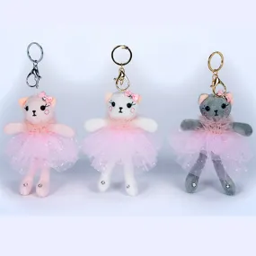 6105 Ballerina Kitten Keychain