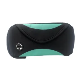 7-inch Unisex Exercises Waist Bag 183126-GREEN AND BLACK