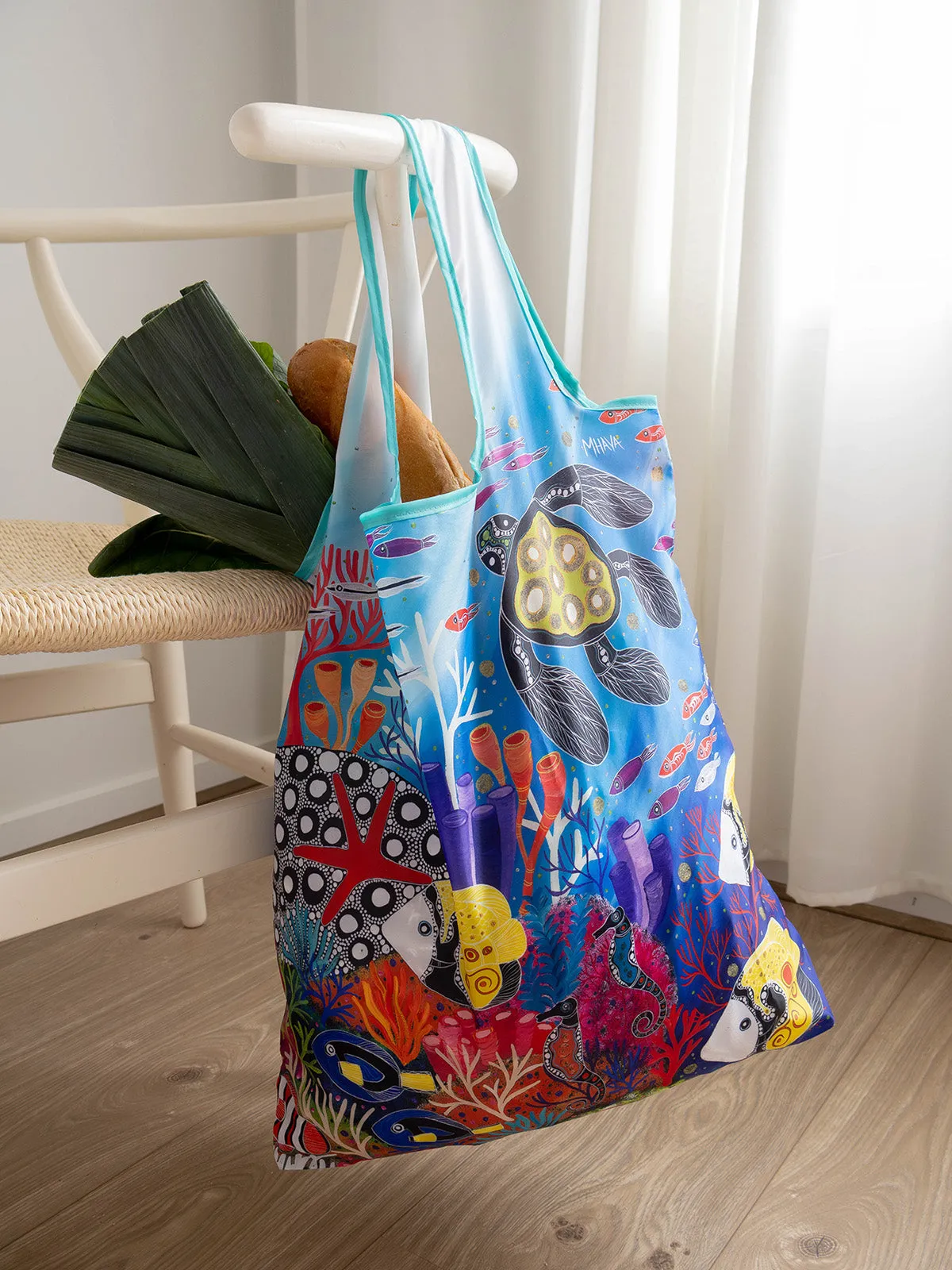 Aboriginal Utopia Recycled Plastic Bottle Bag 45cm