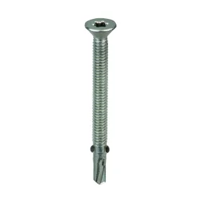 Acorn International S-WM12212G250 Screw, #12 Thread, Star Drive, Self-Tapping, Winged Point, Galvanized Steel, 250 BAG