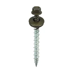 Acorn International SW-MW2BS250 Screw, #9 Thread, High-Low, Twin Lead Thread, Hex Drive, Self-Tapping, Type 17 Point