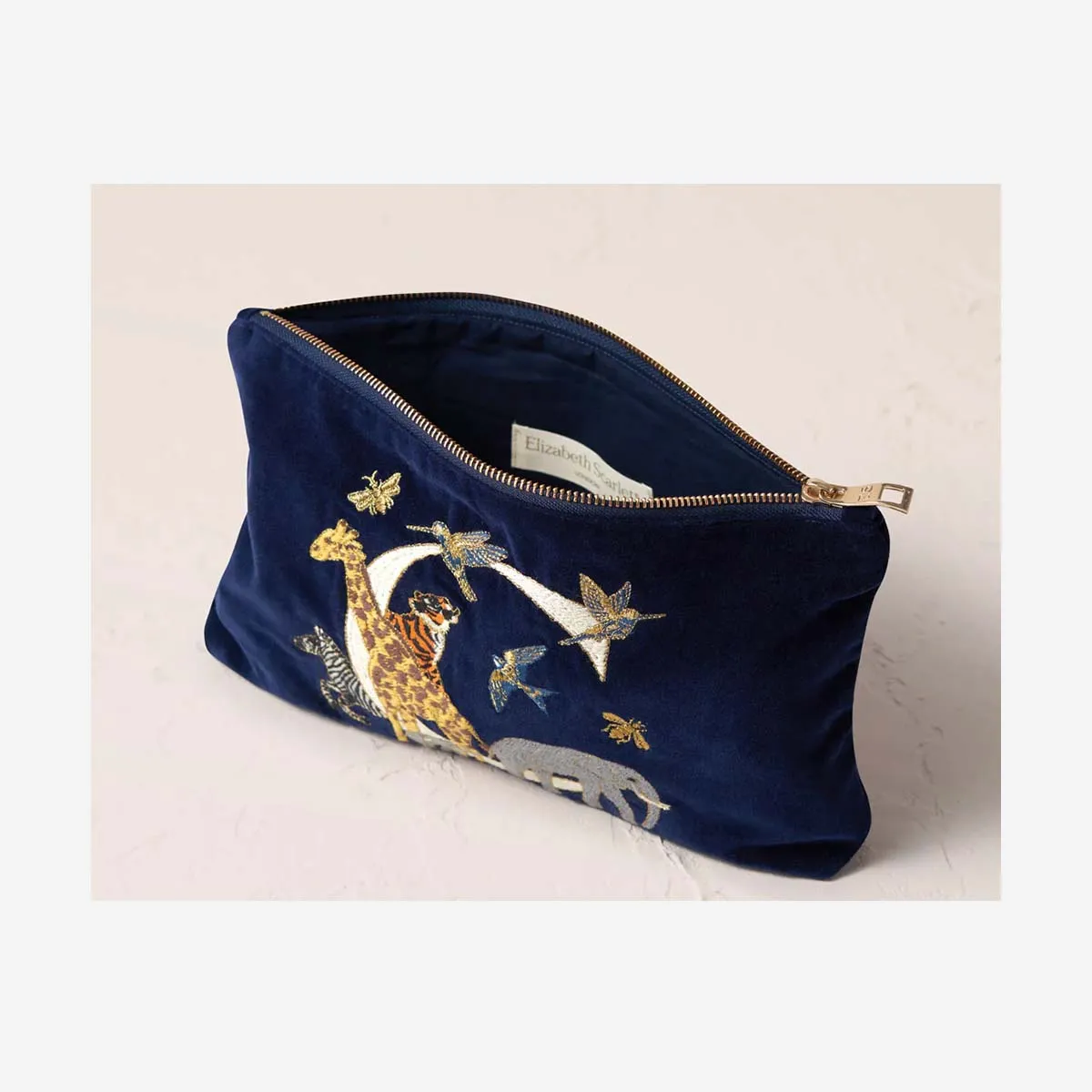 ALPHABET NAVY EVERYDAY POUCH C