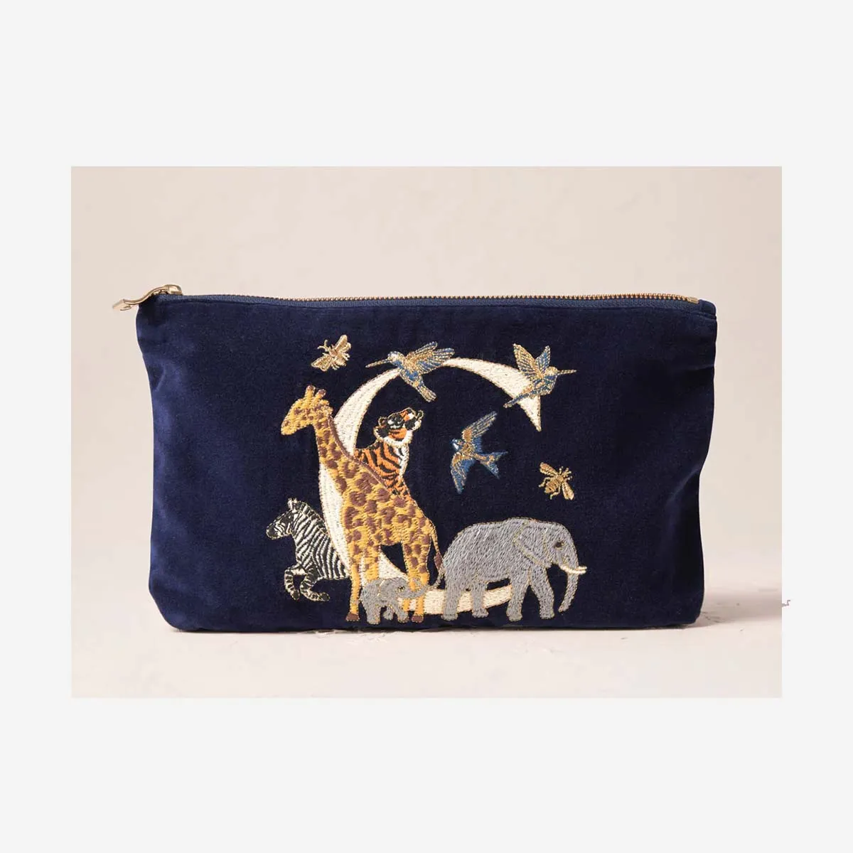 ALPHABET NAVY EVERYDAY POUCH C