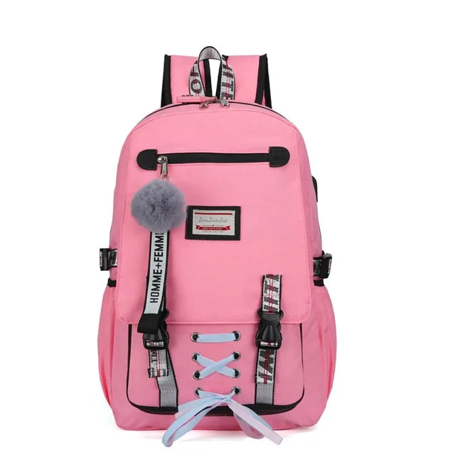 Anti Theft Backpack With Lock