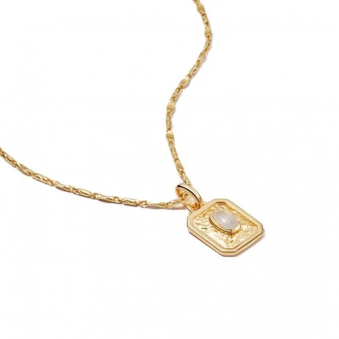 April Birthstone 18ct Gold Plated Necklace BS04_GP