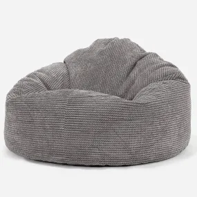 Archi Bean Bag Chair - Pom Pom Charcoal Grey