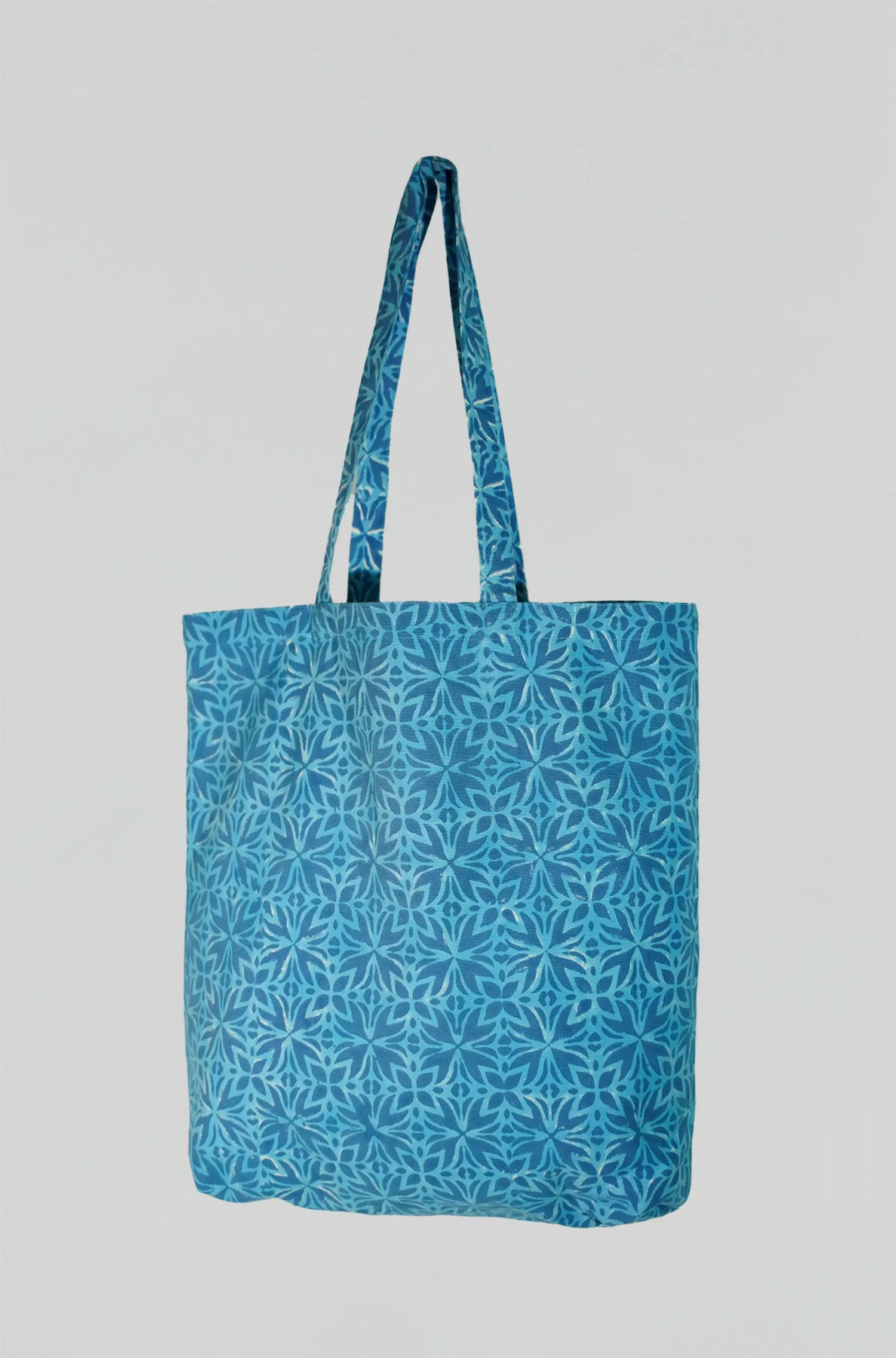 Artisanal Canvas Tote Bag in Petals