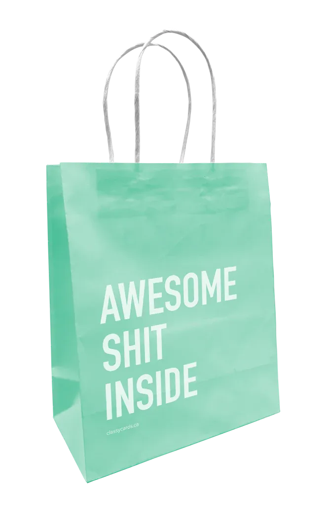 awesome | sweary gift bag