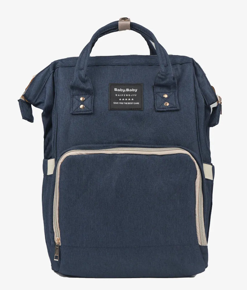 Baby Diaper Backpack - Navy Blue