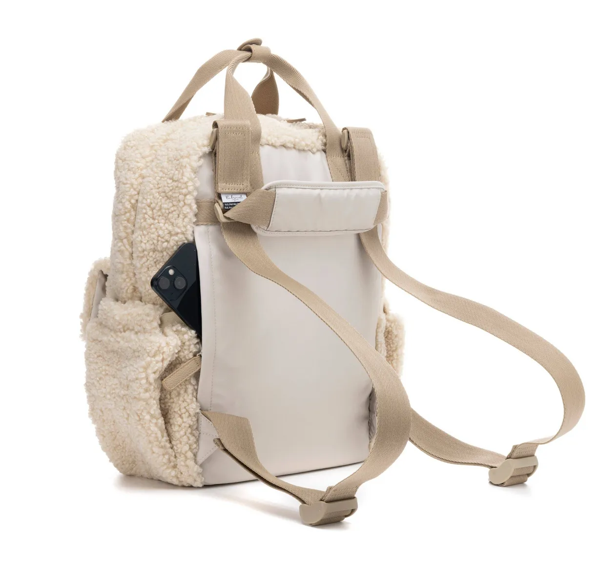 Babymel Teddy Convertible Backpack Cream