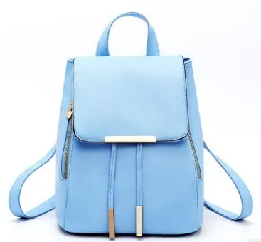 Backpack High Quality PU Leather Mochila Escolar School Bags For Teenagers Girls Top-handle Backpacks Herald Fashion