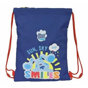 Backpack with Strings Safta Blues Clues Navy Blue 26 x 34 x 1 cm