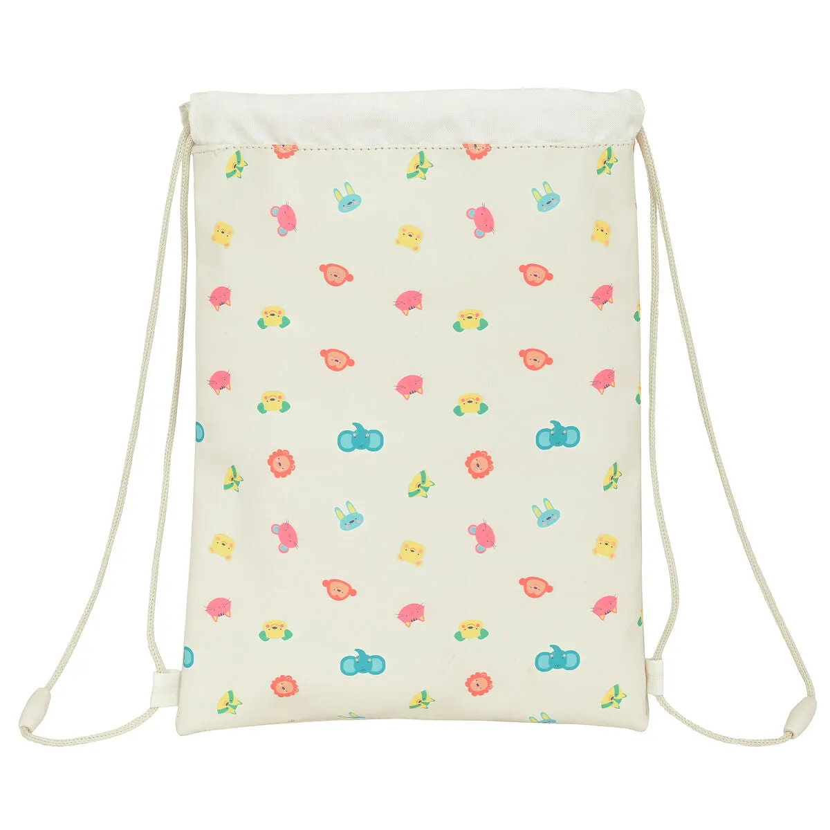 Backpack with Strings Safta Cabecitas Cream