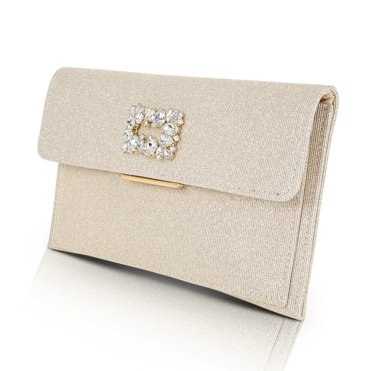 Badgley Mischka Women's Sarah Envelope Clutch in Gold