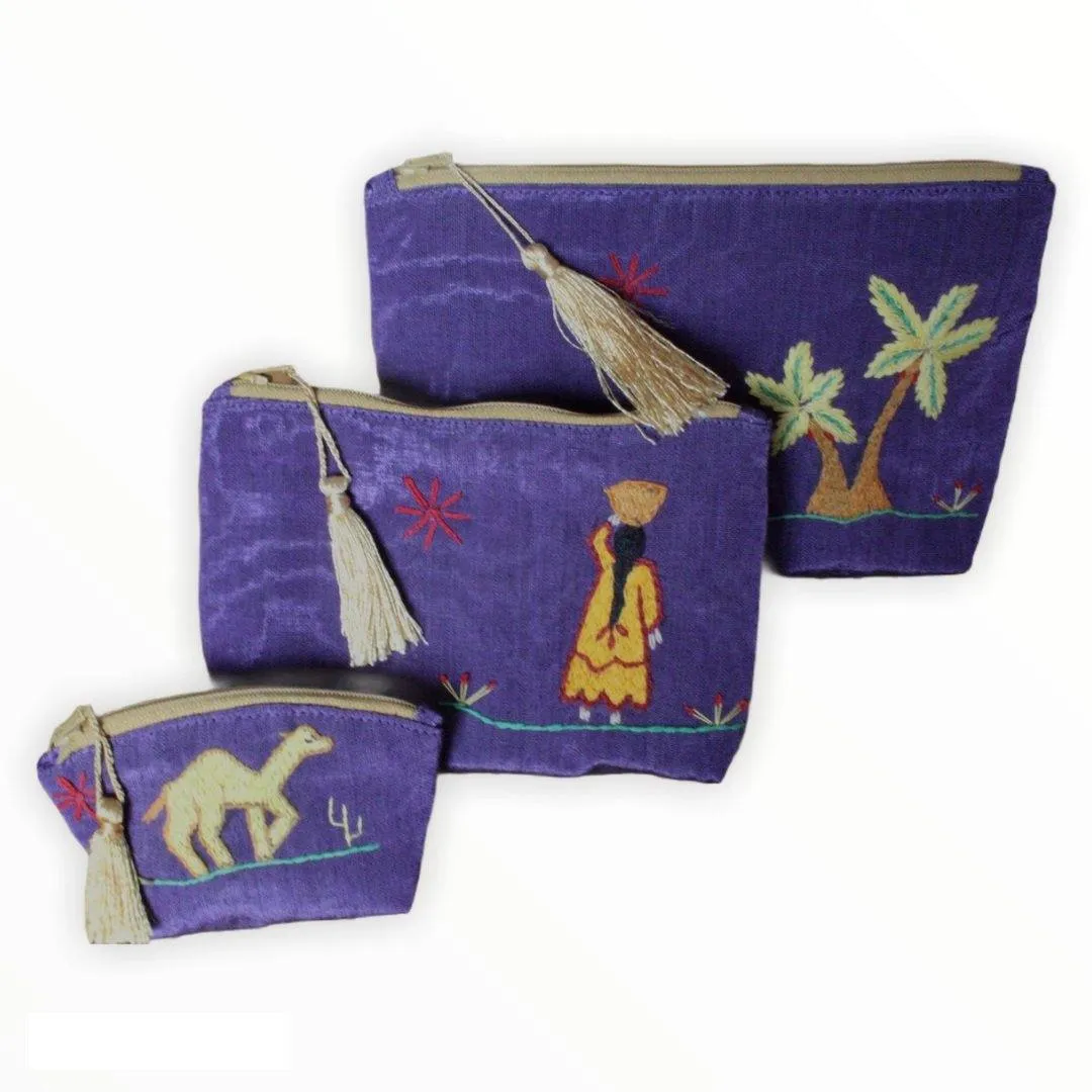 Bahia Handcrafted Cosmetic Bags