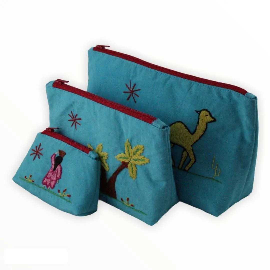 Bahia Handcrafted Cosmetic Bags