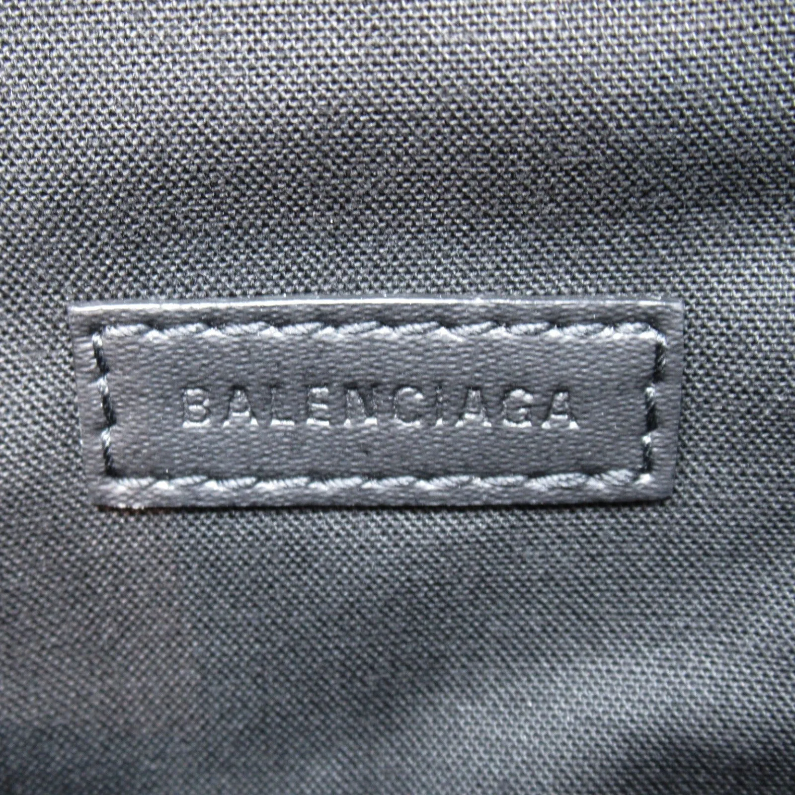 Balenciaga Polyurethane Waist Bag Black