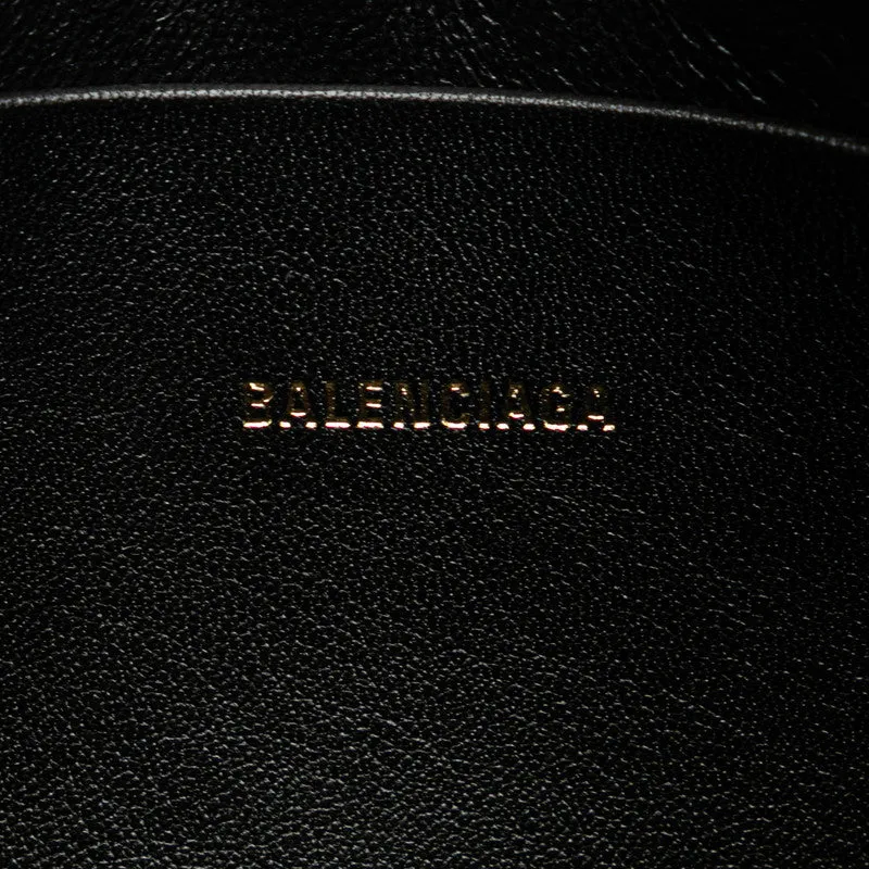 Balenciaga Ville Logo Leather Clutch Bag 545773