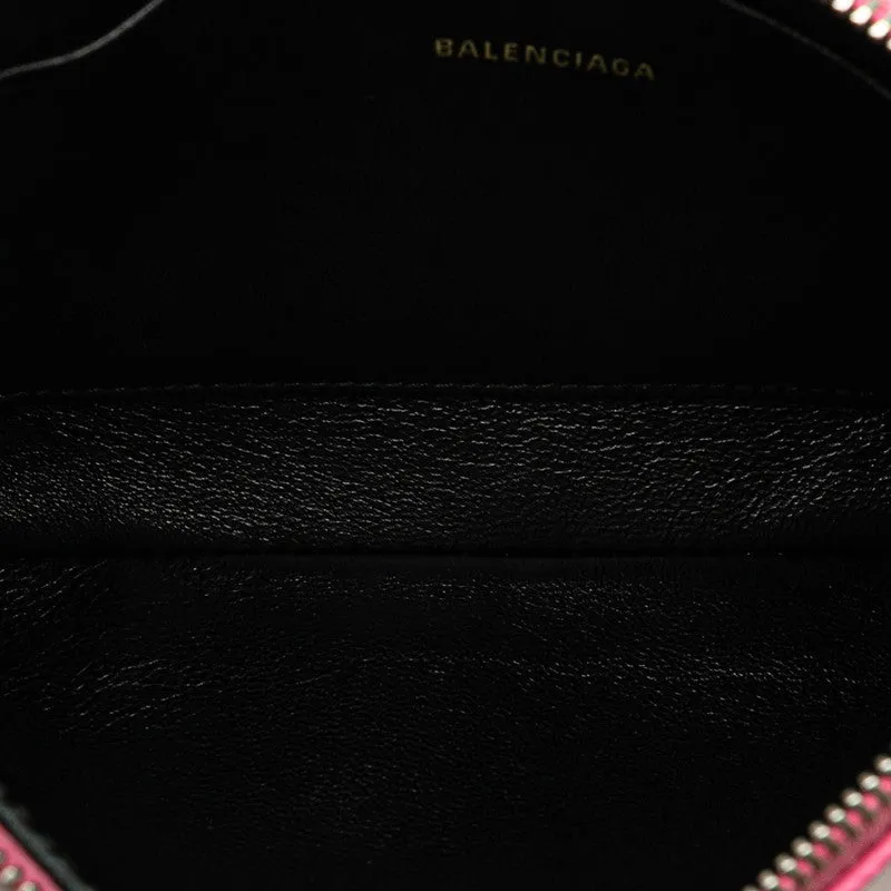 Balenciaga Ville Logo Leather Clutch Bag 545773