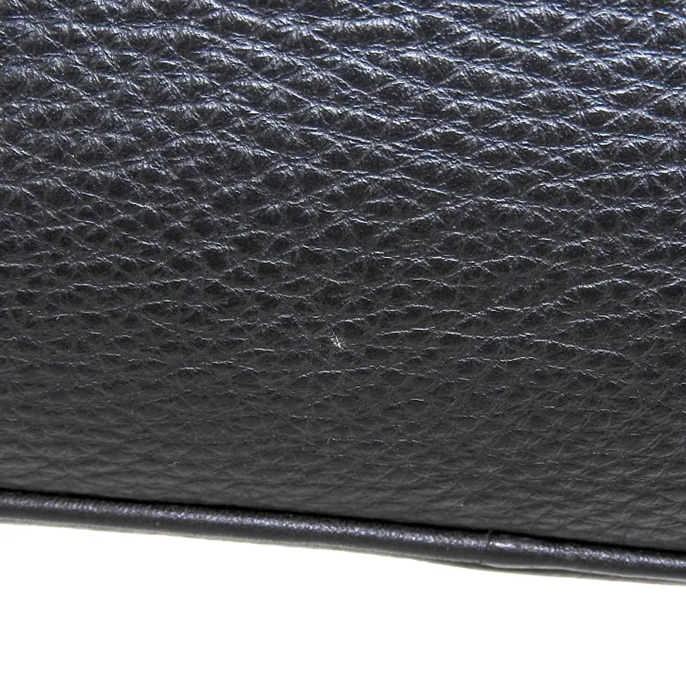 Bally Leather Clutch Bag Black