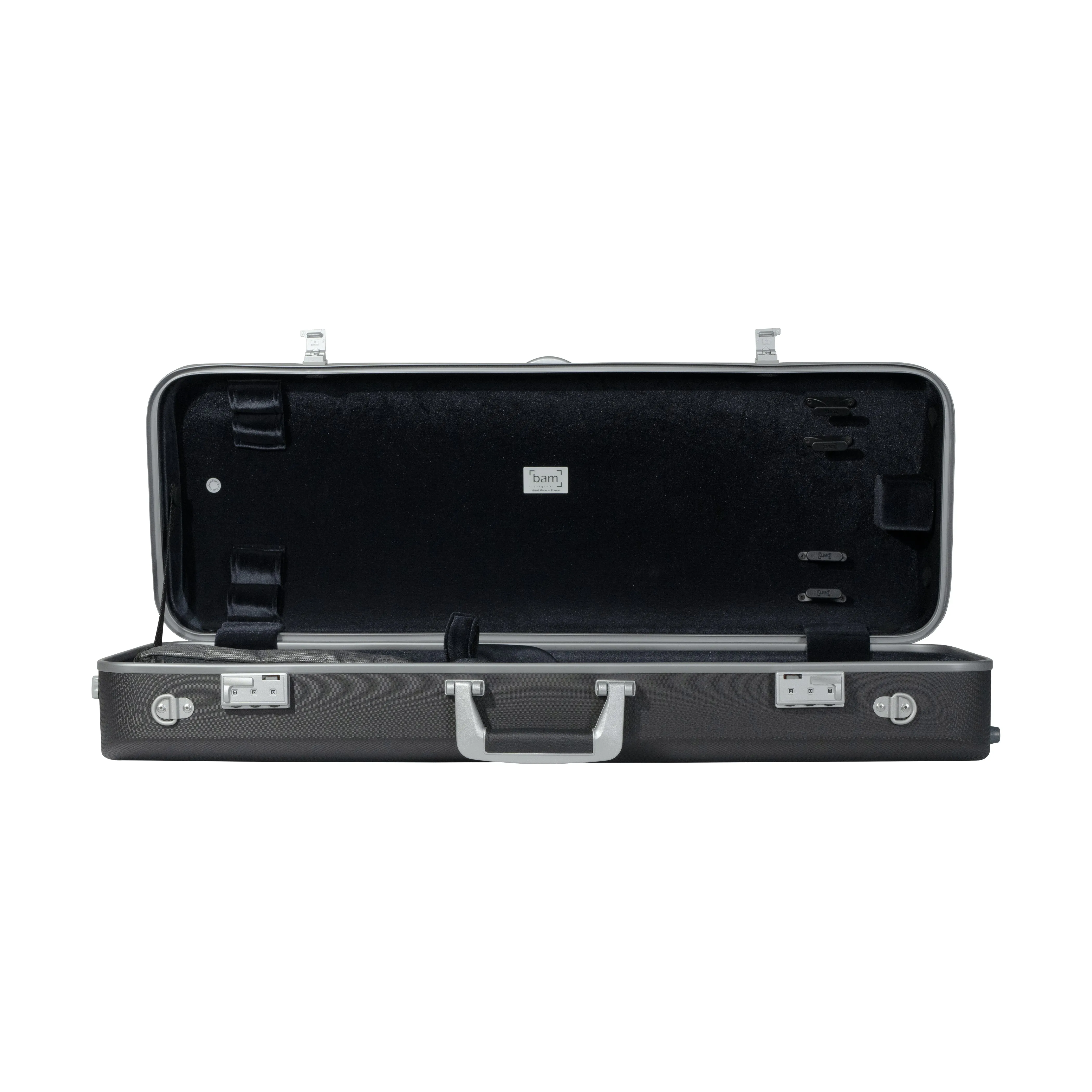 BAM Panther Hightech Oblong Compact Viola Case Black with out Pocket