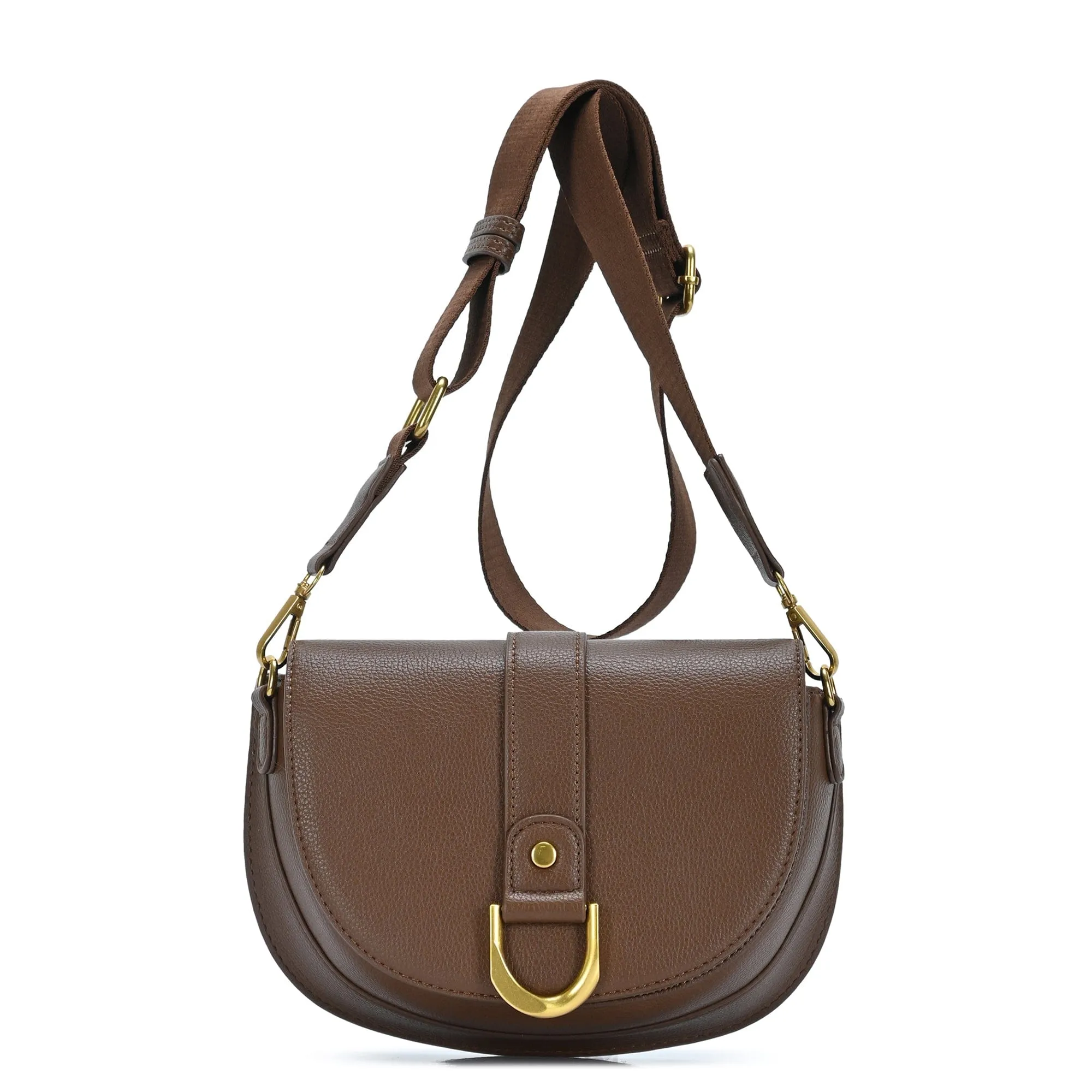 BGA7640 Allie Saddle Crossbody Bag