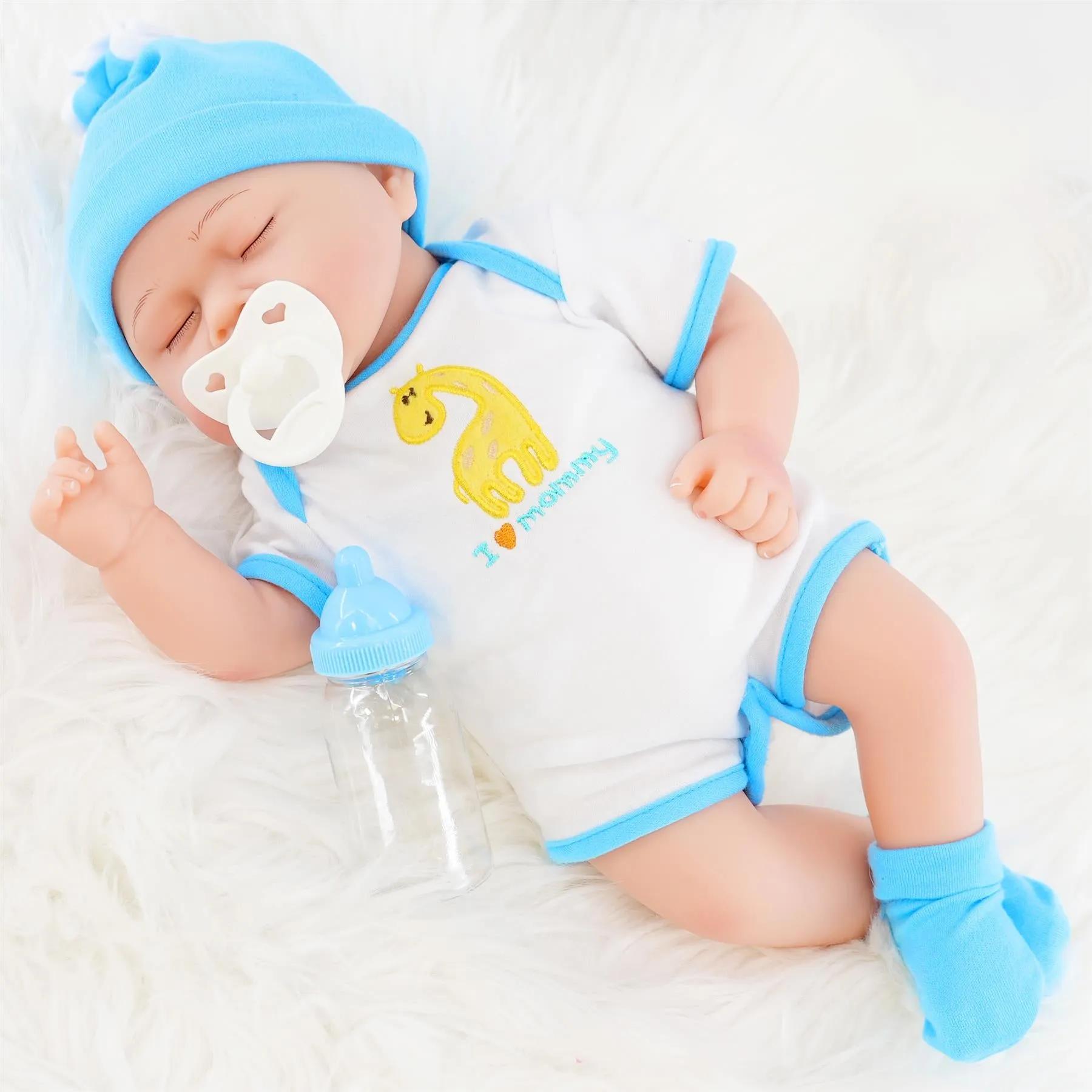 BiBi Doll Reborn Sleeping Boy "Douglas" (43 cm / 17")