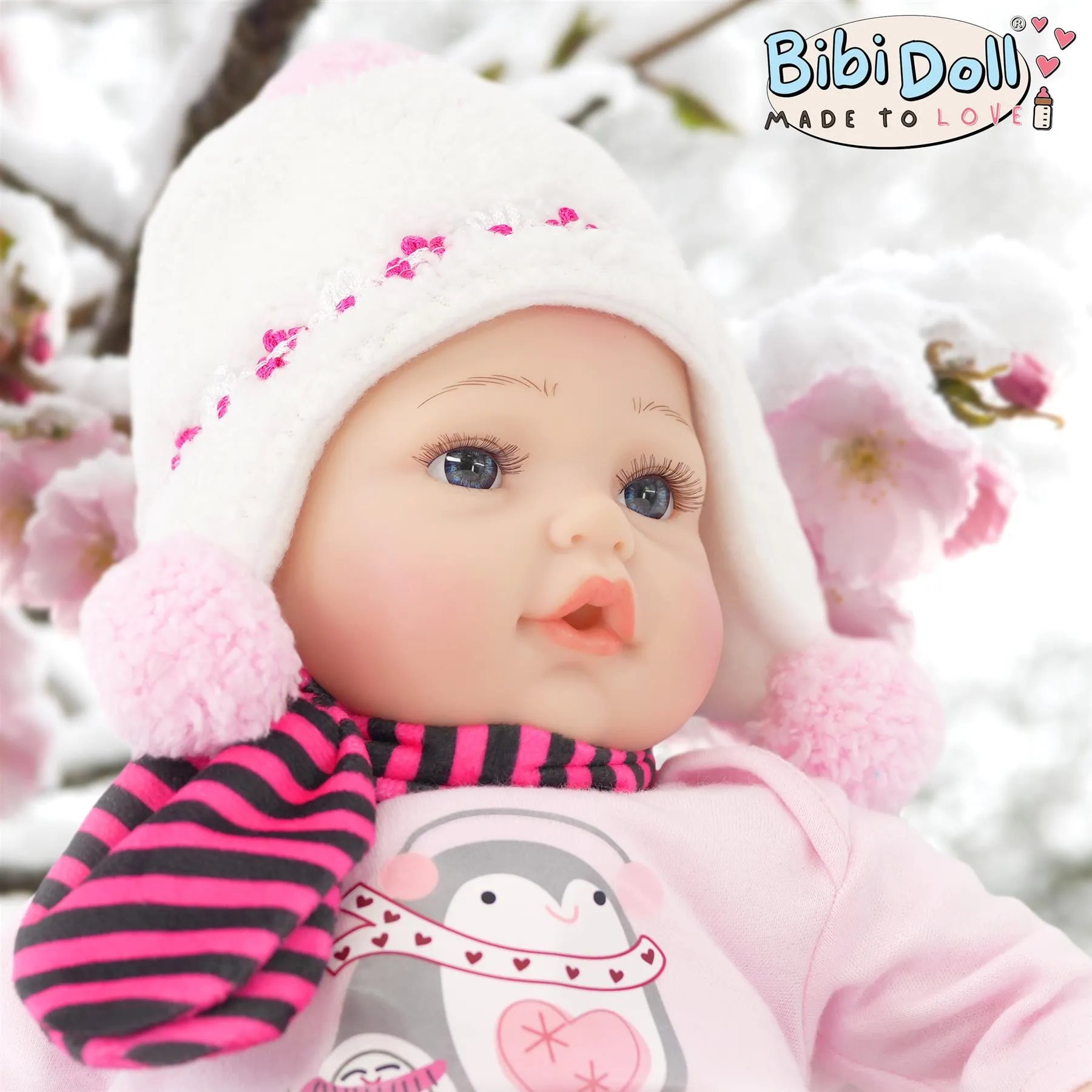 BiBi Reborn Awake Girl "Snowflake" (43 cm / 17")