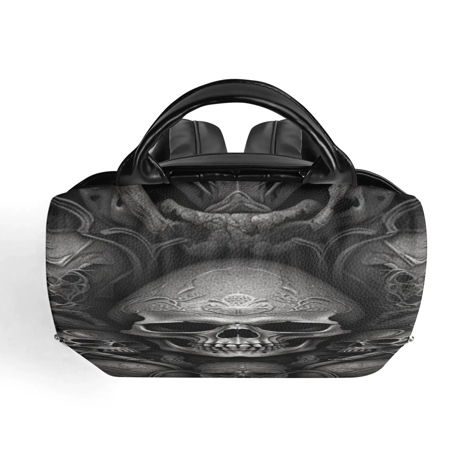 Black Skulls Travel Anti-theft Backpack