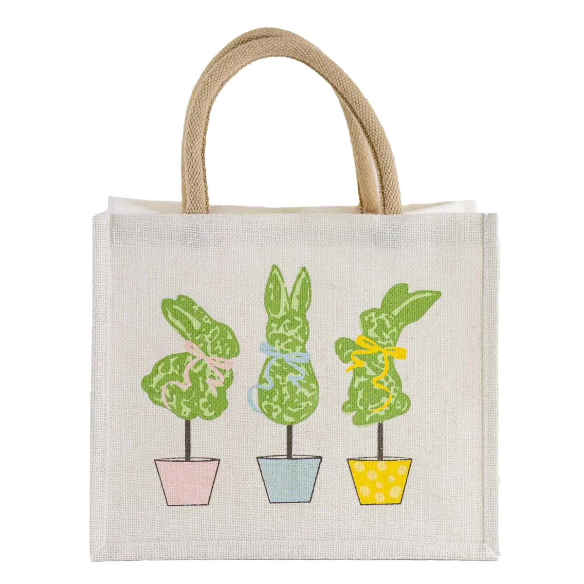 Boxwood Topiary Gift Tote - Bunny Topiaries