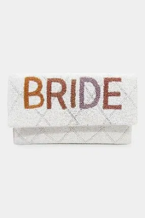 Bride Beaded Clutch