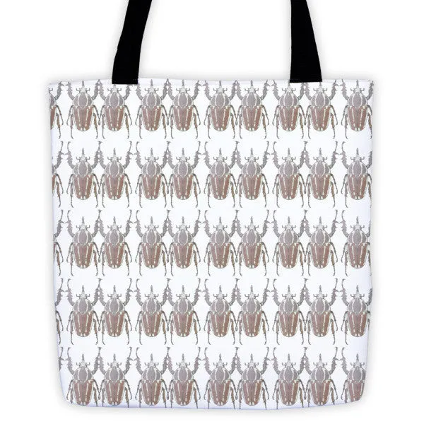 Brown Beetles Standing Tote Bag