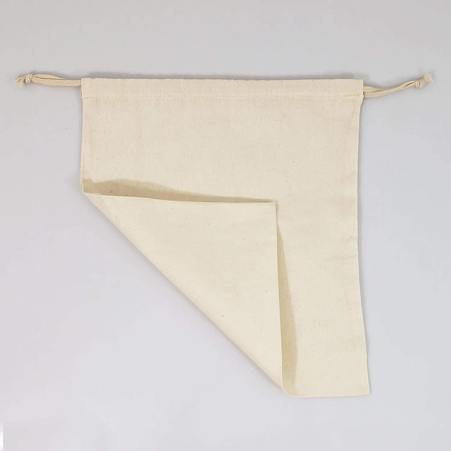 Bulk Cotton Shoe Bags / Affordable Drawstring Pouch Bags