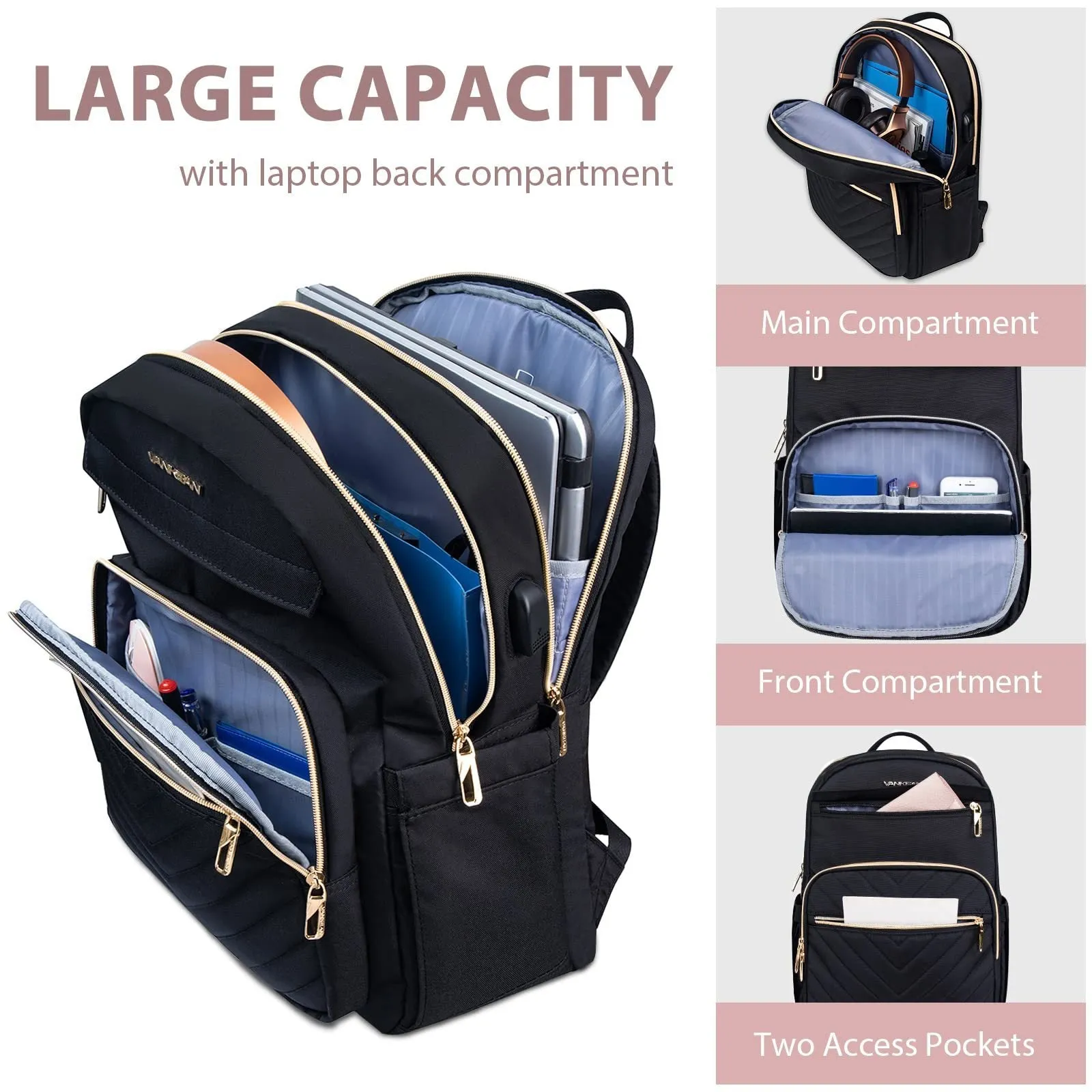 Business Backpack Student Backpack Large Capacity