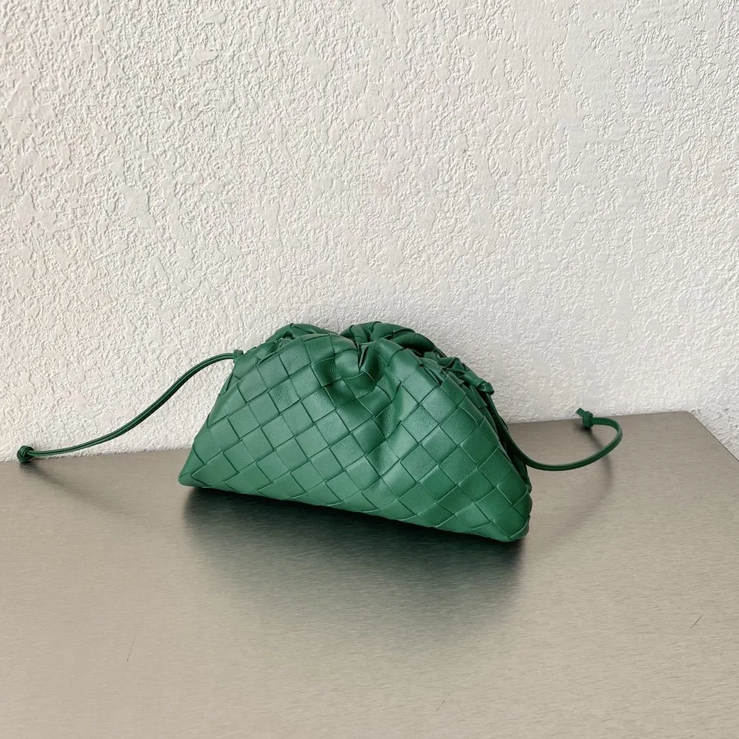 BV Mini Pouch Green, For Women, Bags 8.6in/22cm