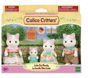 Calico Critters Latte Cat Family