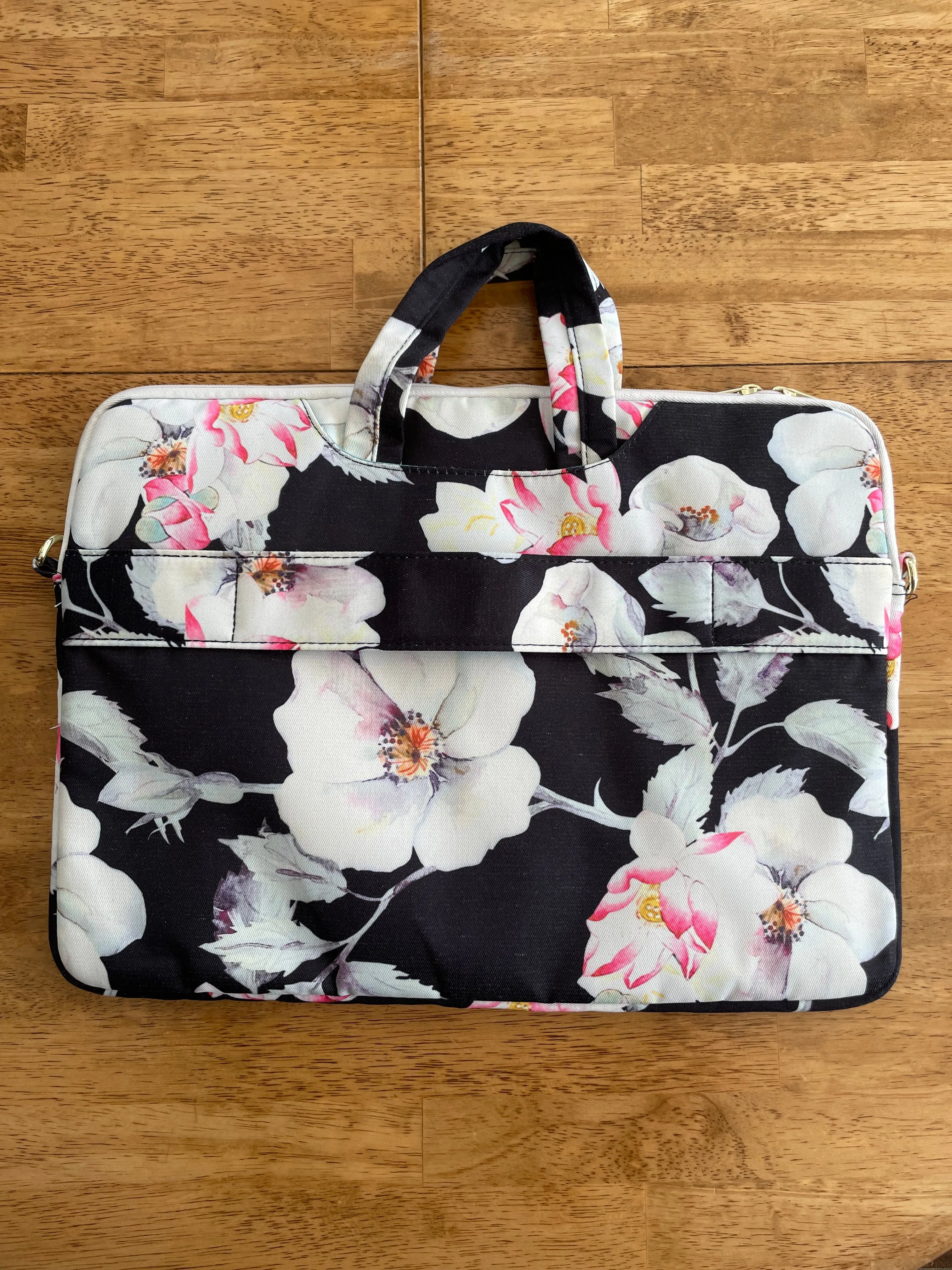 CanvasLove Floral Laptop Bag