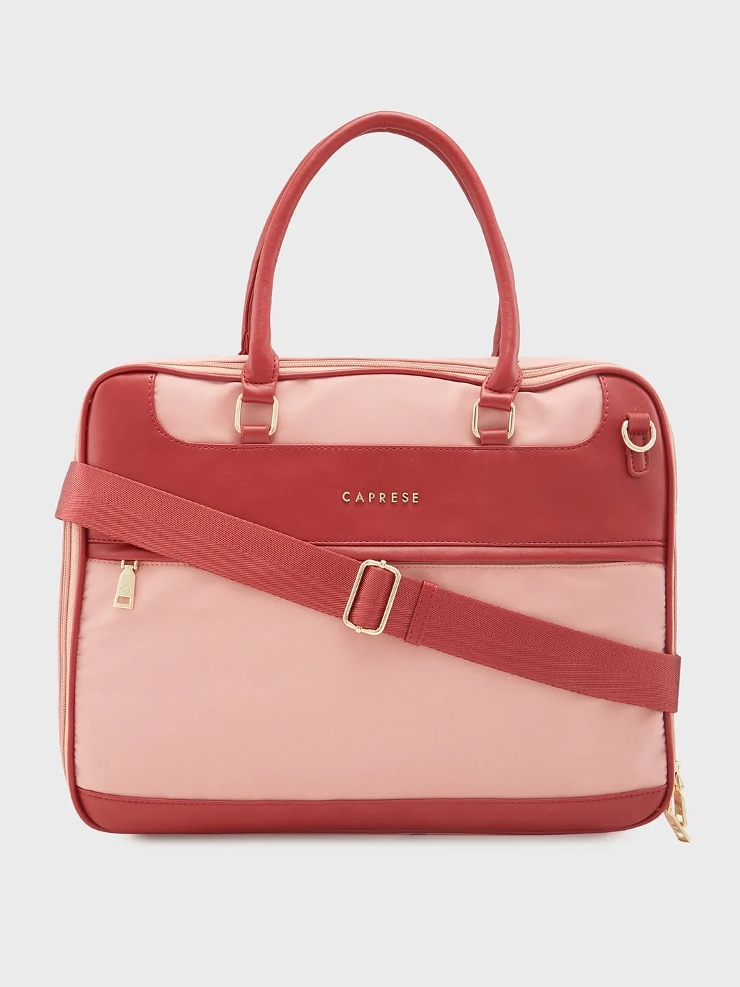 Caprese Jasper Laptop Bag Large Light Pink