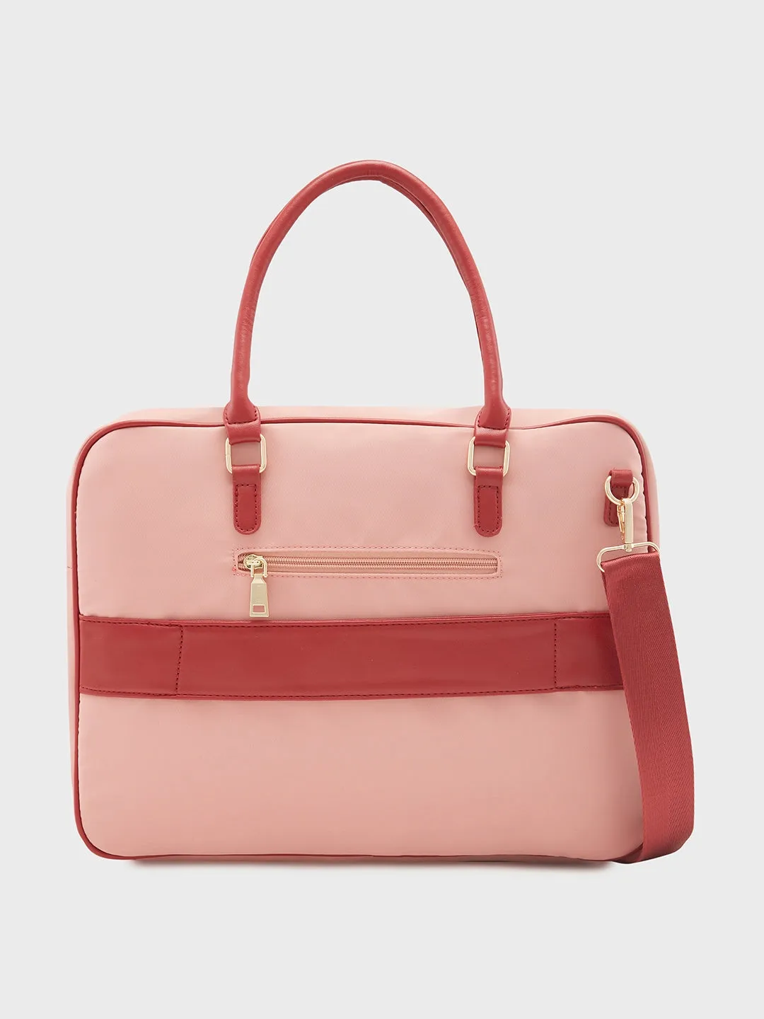 Caprese Jasper Laptop Bag Large Light Pink