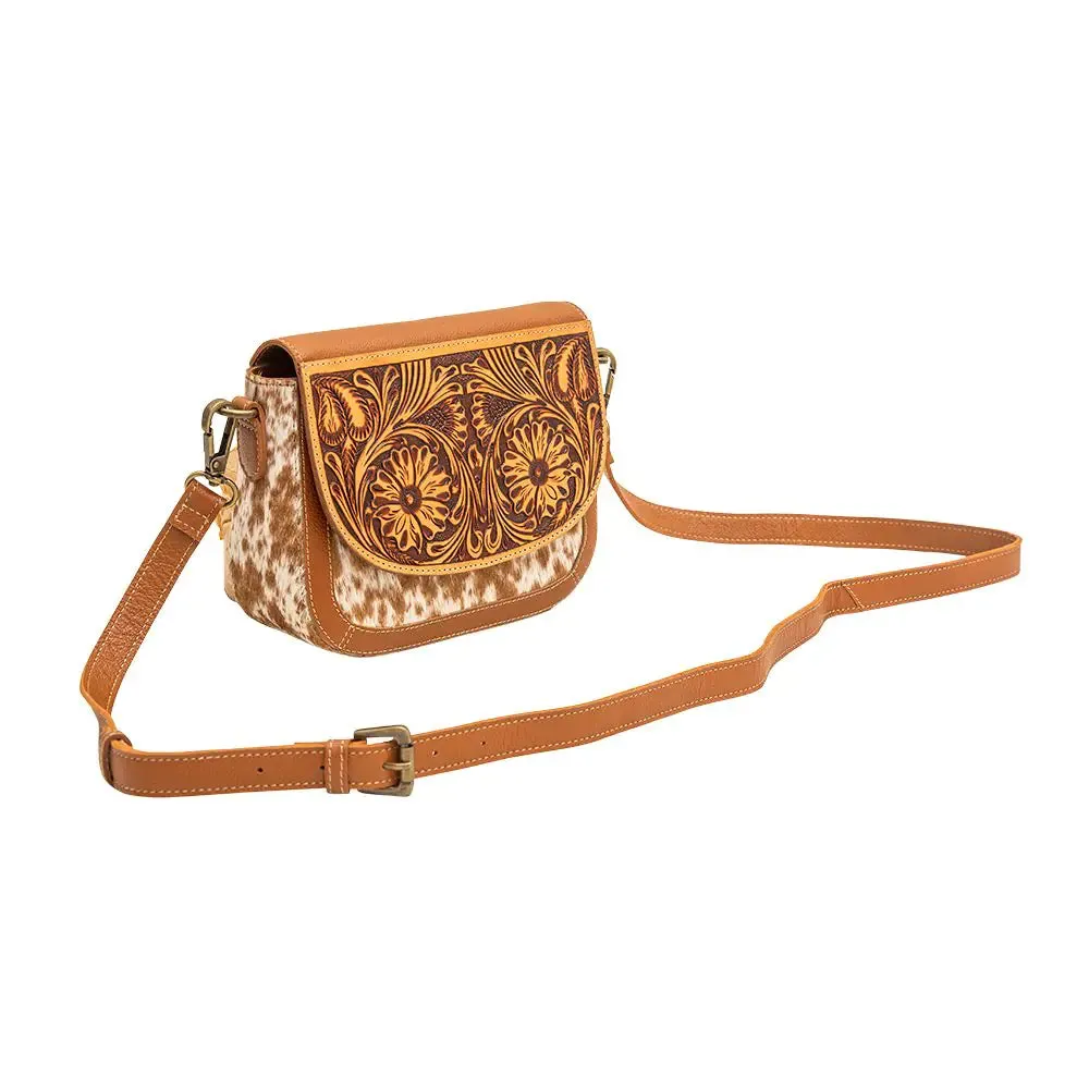 Chaithra Tooled Leather Bag