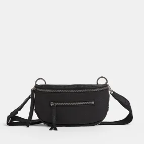 Charles Crossbody | Black/Gunmetal | Sml