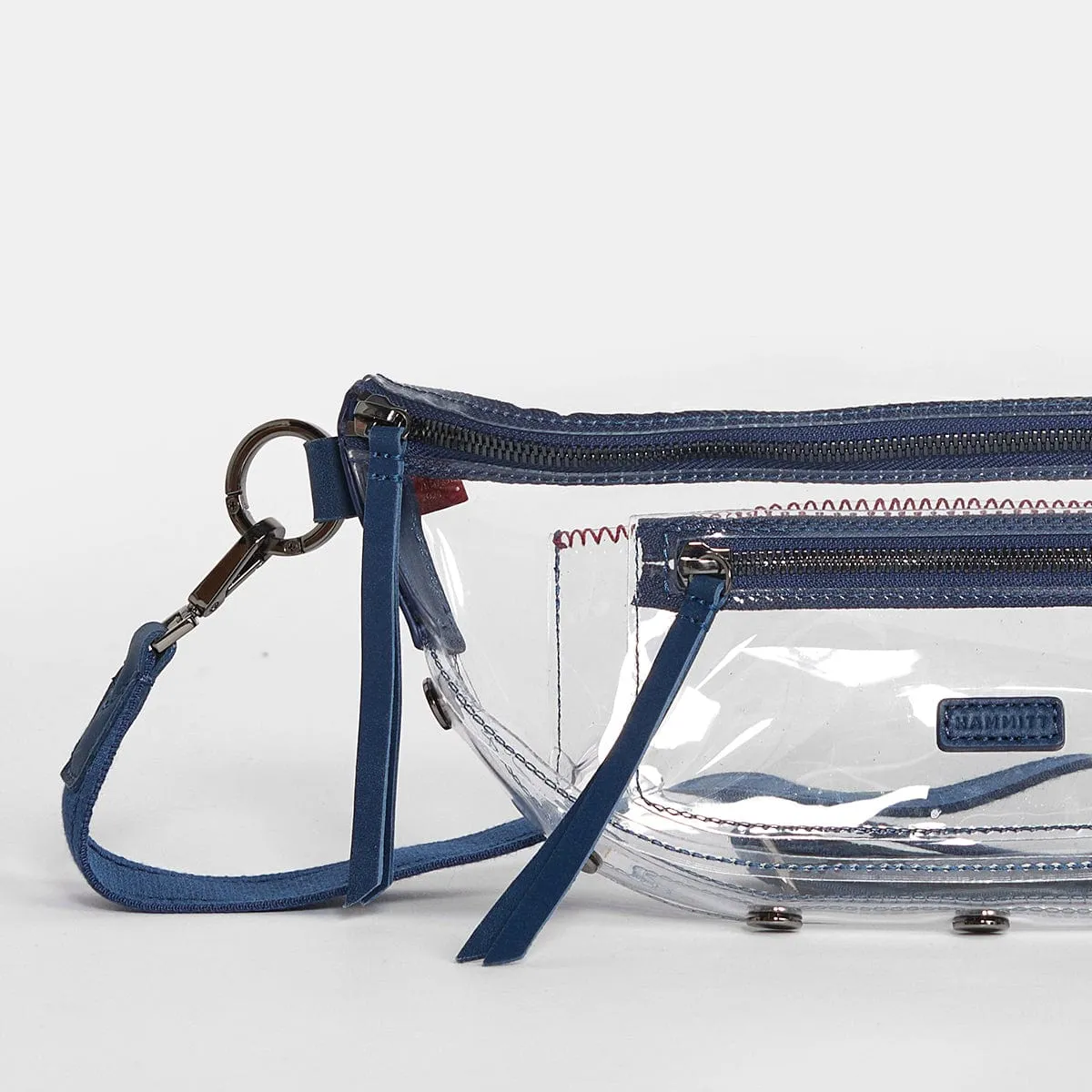 CHARLES CROSSBODY CLEAR MED - Vintage Navy/Gunmetal