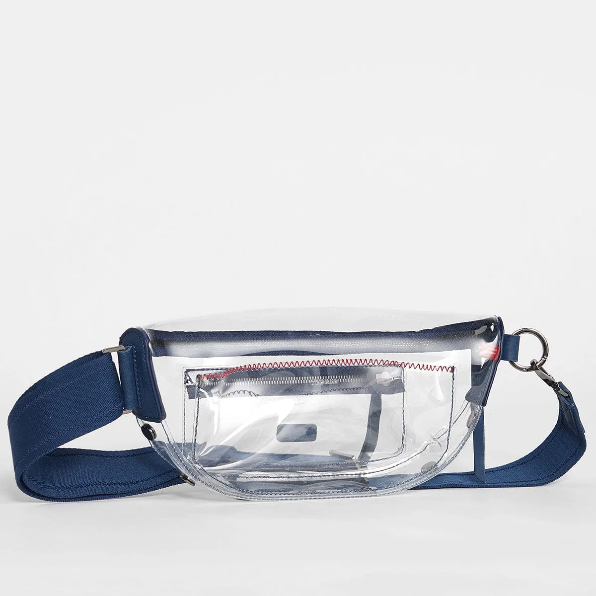 CHARLES CROSSBODY CLEAR MED - Vintage Navy/Gunmetal