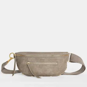 CHARLES CROSSBODY MED - Pewter/Brushed Gold